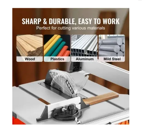 VEVOR Sierra Circular de Mesa de corte 625 mm