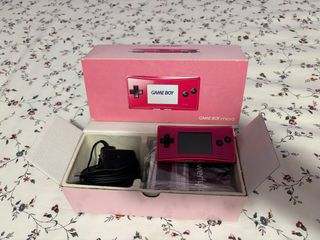 Nintendo Game Boy Micro Rosa Caja Completa