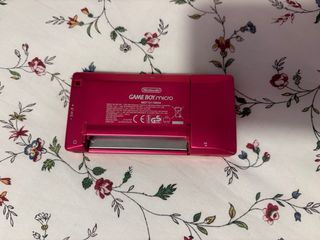 Nintendo Game Boy Micro Rosa Caja Completa