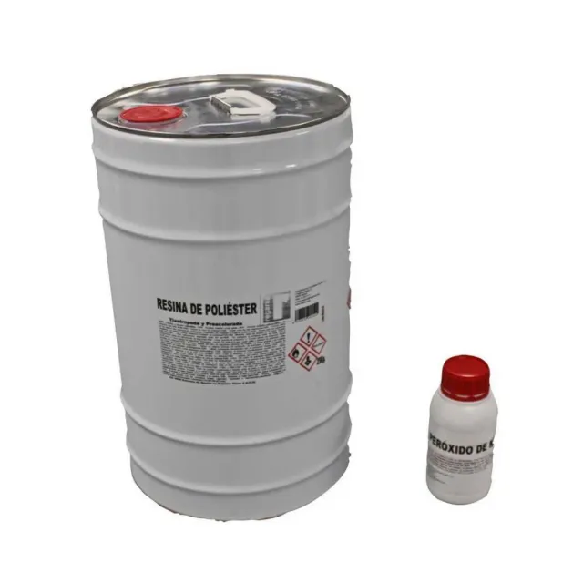 25kgResina Poliéster + Peróxido500gr