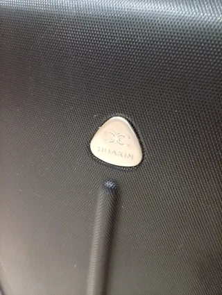 Maleta de viaje con ruedas azul 60x40x25