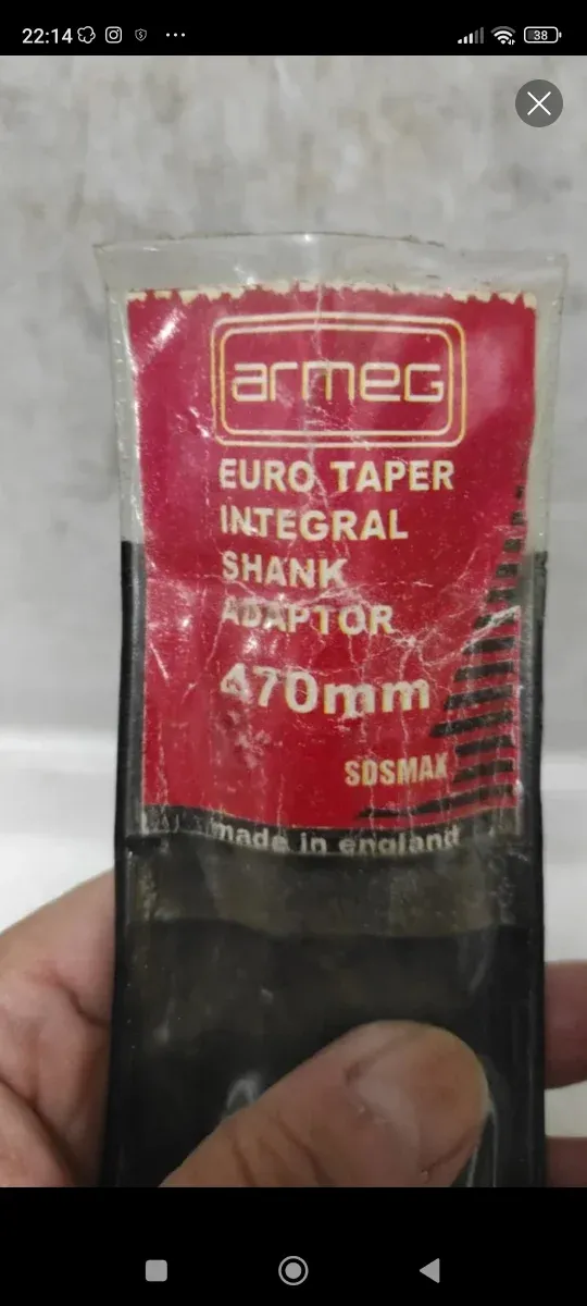 Adaptador SDS max para coronas