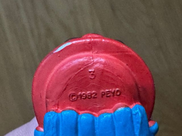 Figura Pitufo Peyo 1982 Original buen estado