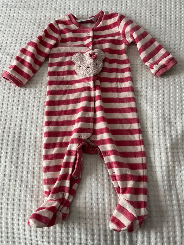Pijama bebé Mayoral rayas oso Talla 4-6 meses
