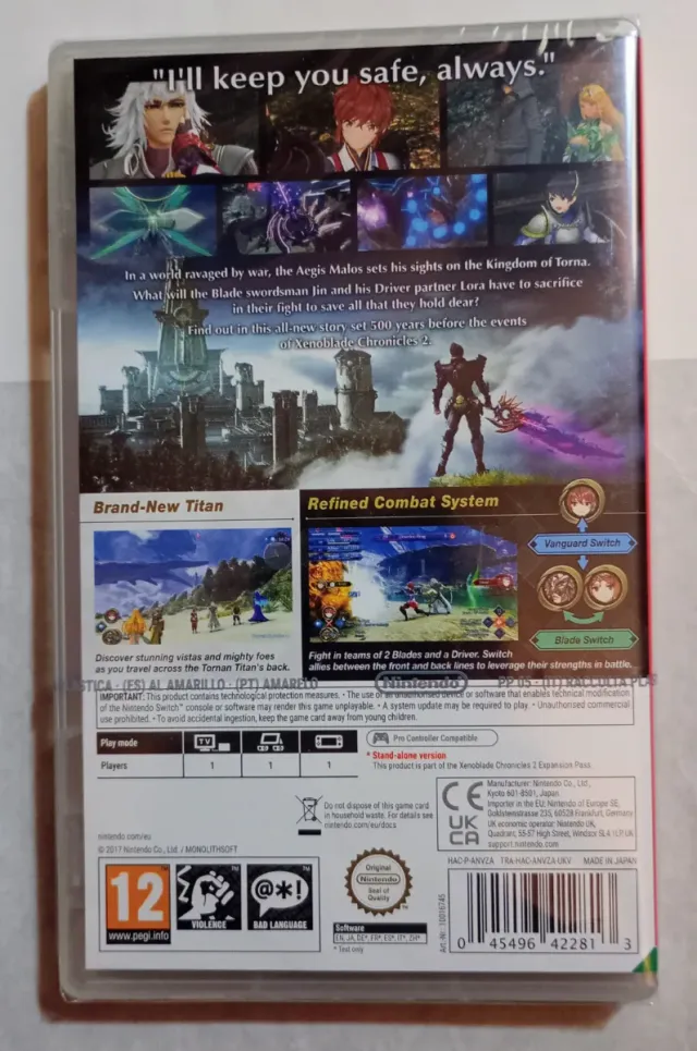 Xenoblade Chronicles 2 Torna Switch precintado UK