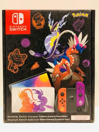 Nintendo Switch OLED Pokémon Scarlatto e Violetta.