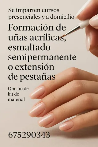 Cursos en nuestro centro y a domicilio