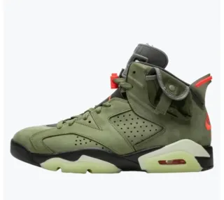 Jordan 6 Retro Travis Scott Verde Militar