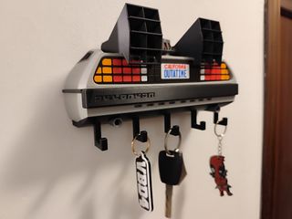 Perchero Llaves DeLorean 3D Outatime