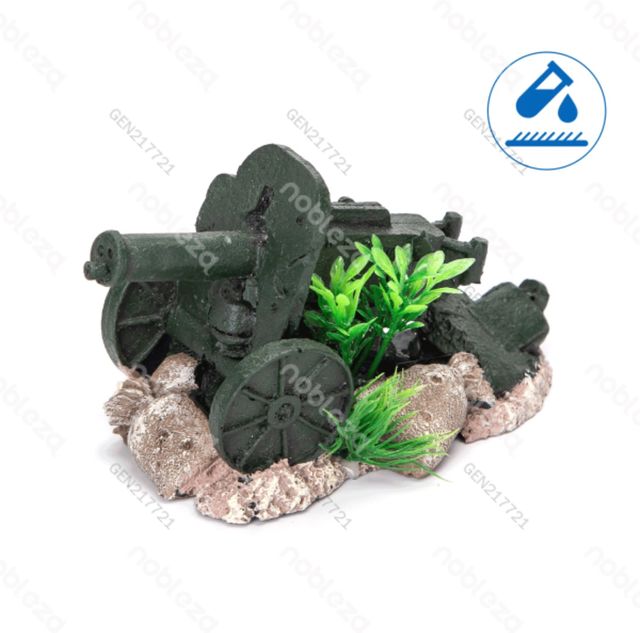 Decoración Acuario Cañón Antiguo Resina