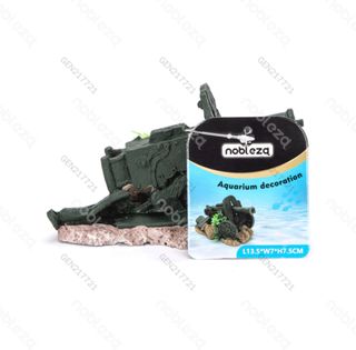 Decoración Acuario Cañón Antiguo Resina