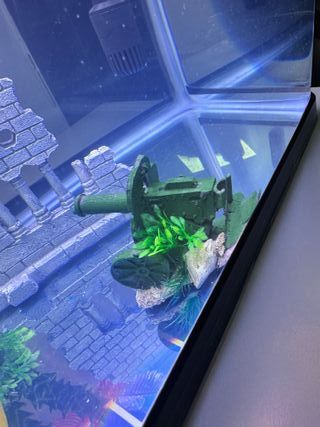 Decoración Acuario Cañón Antiguo Resina