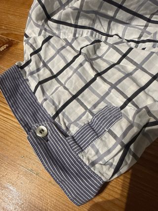 Camicia uomo maniche corte a quadri