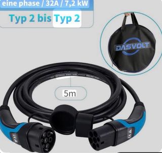 cable de carga coche eléctrico