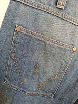 Pantalones Vaqueros Wrangler Azules