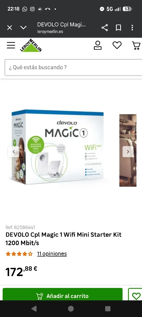 amplificador DEVOLO Magic 1 Kit 1200 Mbit