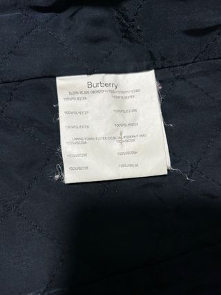 Gabardina Burberry Mujer Negro
