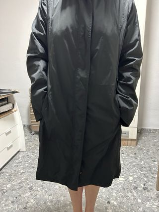 Gabardina Burberry Mujer Negro