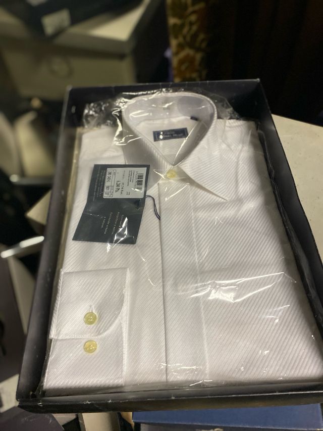 Camisa Royal Blue Blanca Talla 37 Nueva