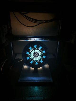 Pack 2 Lámparas 3D - Corazón Tony Stark