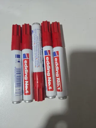 Rotuladores Edding No.1 , 300, 550 y 400