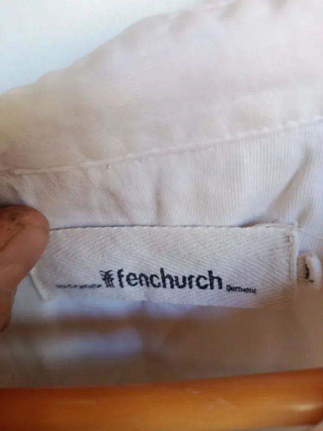 Camiseta Fenchurch rayas morado, amarillo, verde