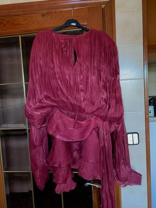 Elegante blusa vestido talla l overside