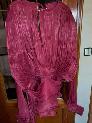 Elegante blusa vestido talla l overside