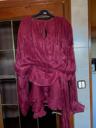 Elegante blusa vestido talla l overside