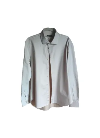 Camisa tostada de manga larga Zara