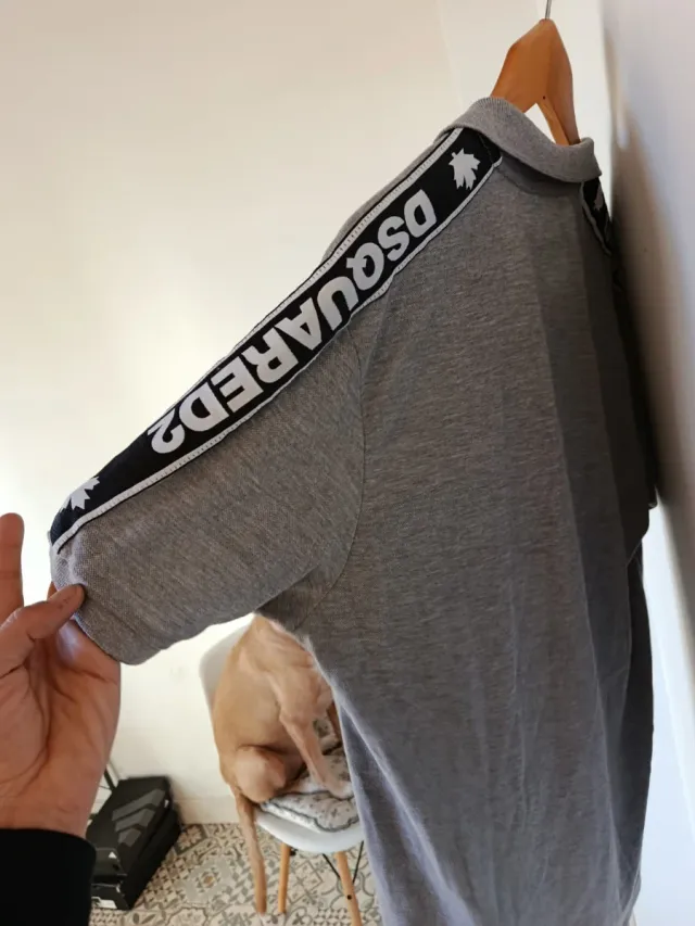 Camiseta DSQUARED2 Gris con Logo