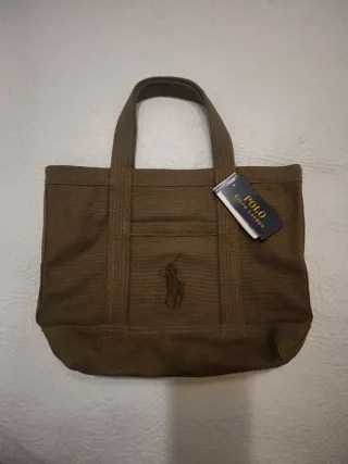 Bolso Tote verde Polo Ralph Lauren original