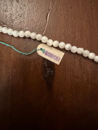 Collana in madreperla bianca