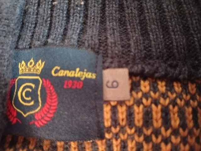 Jersey cuello abierto botones