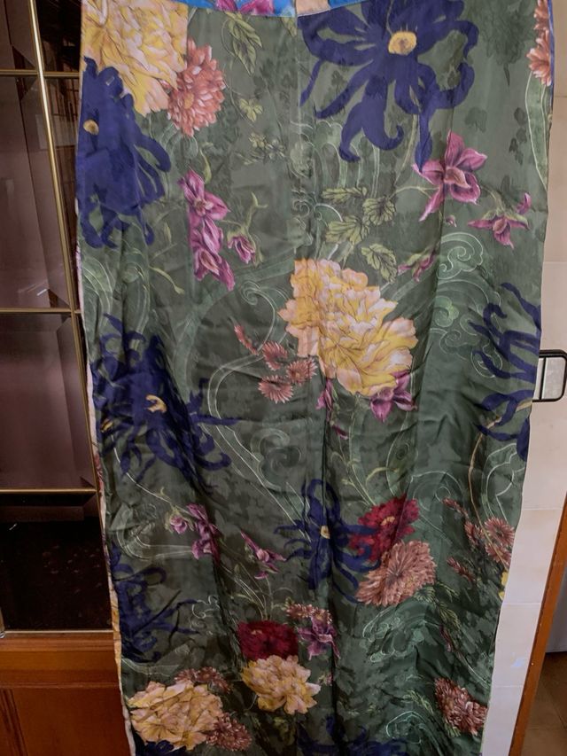 Falda larga ALEMAIS Avery Spliced Multicolor