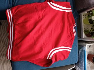 Chaqueta bomber roja hombre