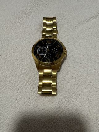 Reloj Guess Dorado y Negro