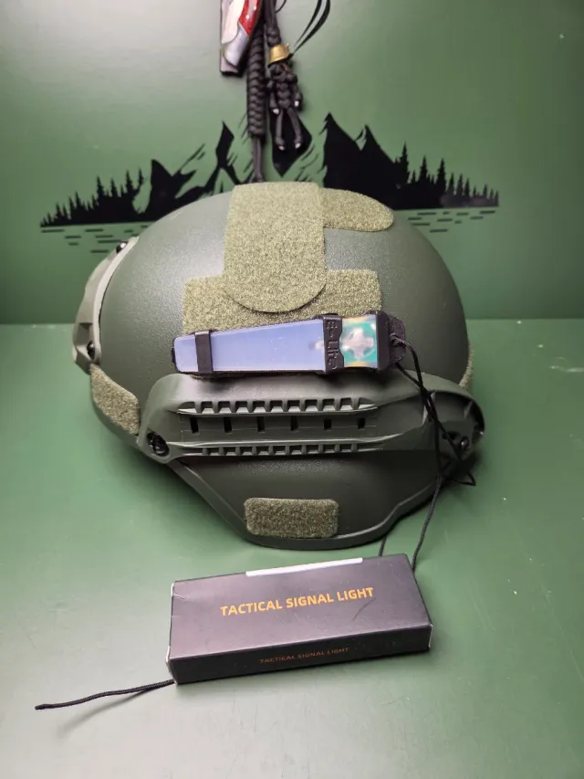 Linterna Táctica para Casco 2 Modos