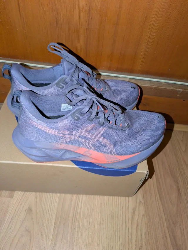 Zapatillas Running Asics Mujer Morado/Naranja