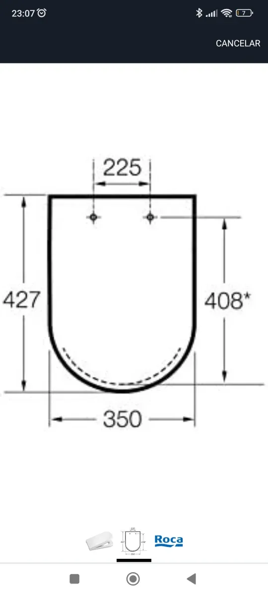 Tapa WC Roca Gap Amortiguada Blanca