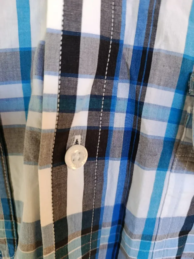 Camisa Timberland cuadros manga corta