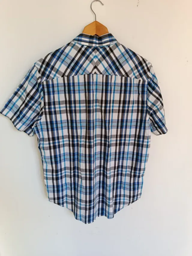 Camisa Timberland cuadros manga corta