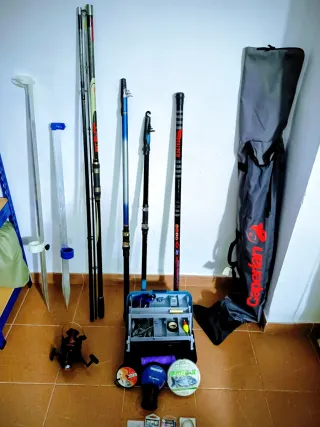 Conjunto de pesca completo