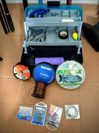 Conjunto de pesca completo