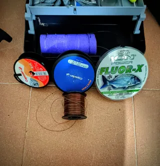 Conjunto de pesca completo