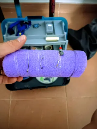 Conjunto de pesca completo