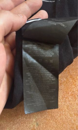 T-shirt Balmain nera con stampa