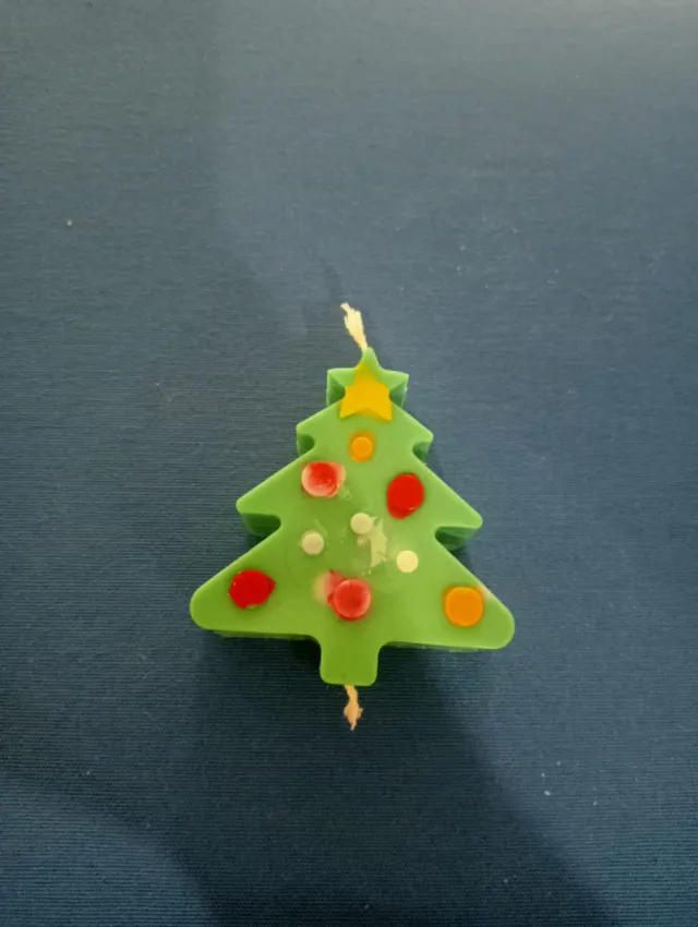 Velas Navideñas Estilo Galleta Jengibre