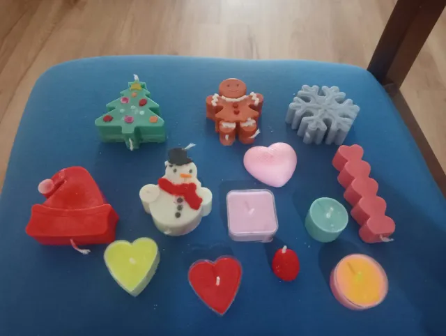 Velas Navideñas Estilo Galleta Jengibre