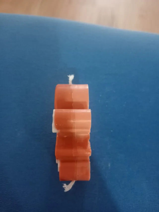 Velas Navideñas Estilo Galleta Jengibre